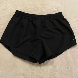 Black athletic shorts